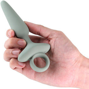 Renegade Maverick Vibrating Rechargeable Silicone Anal Plug - Sage