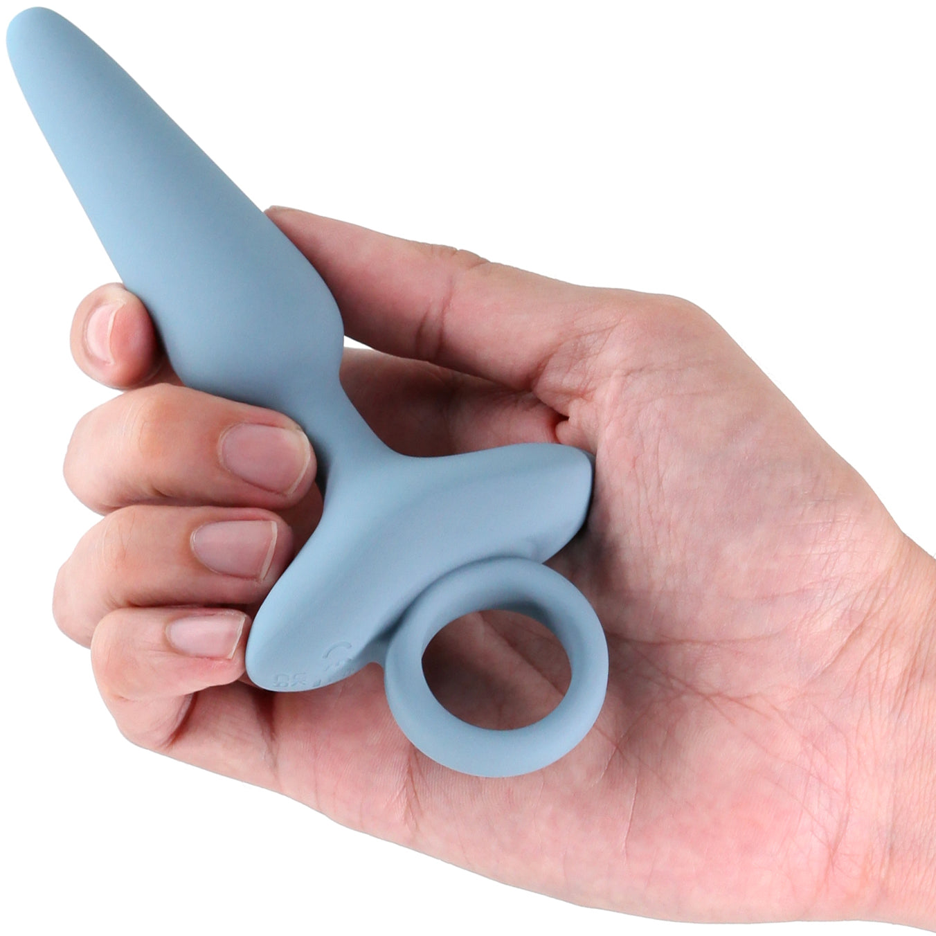 Renegade Maverick Vibrating Rechargeable Silicone Anal Plug - Gray