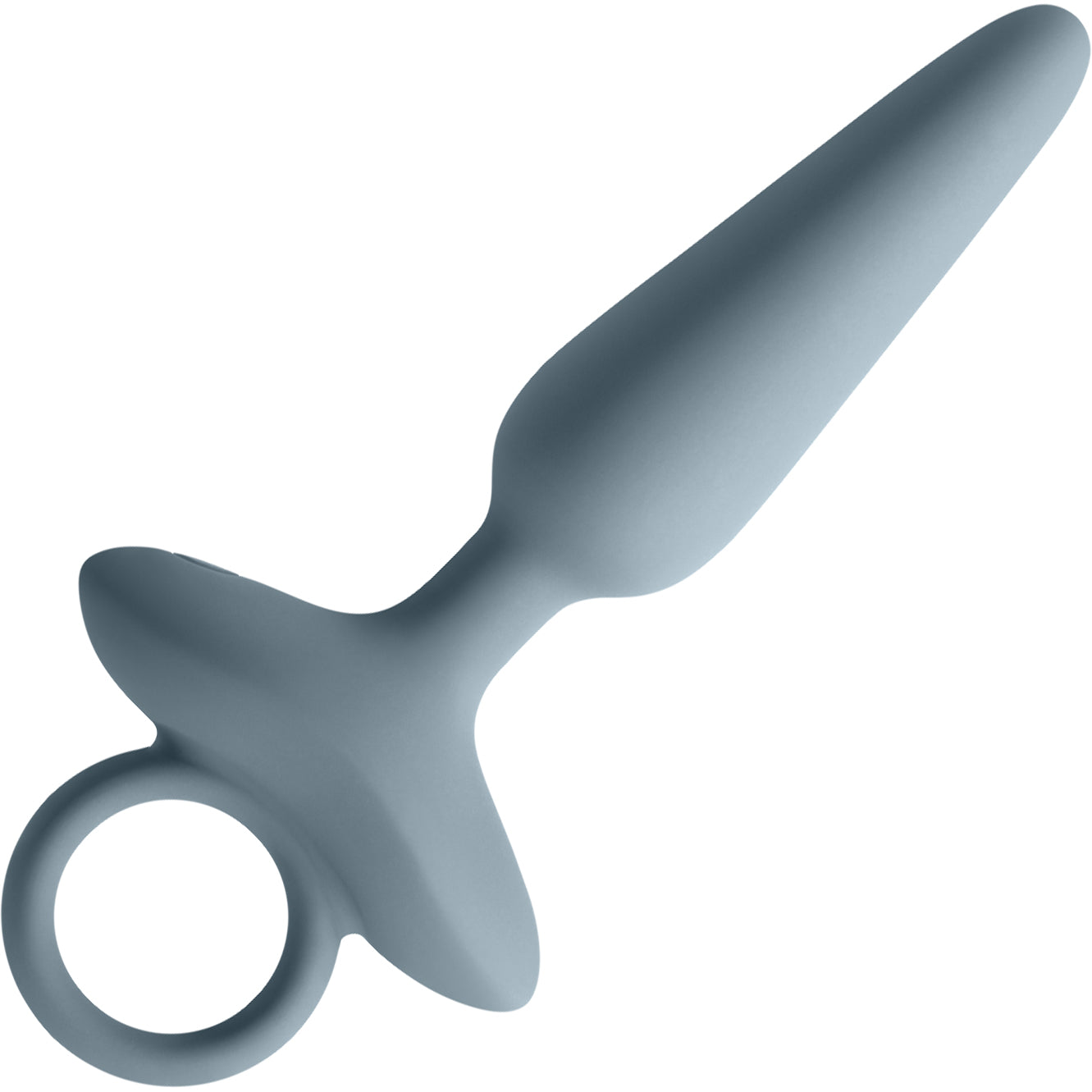 Renegade Maverick Vibrating Rechargeable Silicone Anal Plug - Gray
