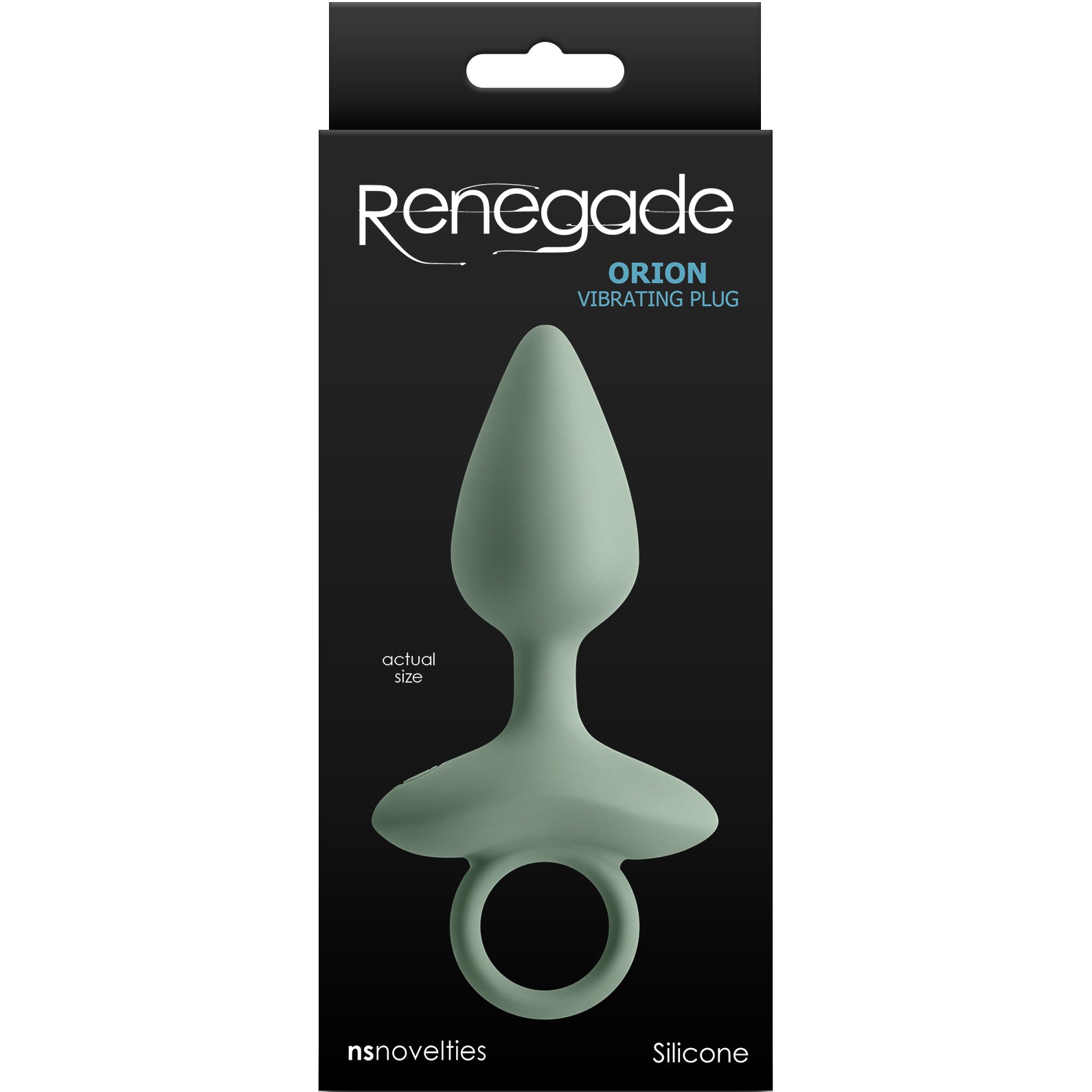 Renegade Orion Vibrating Rechargeable Silicone Anal Plug - Sage