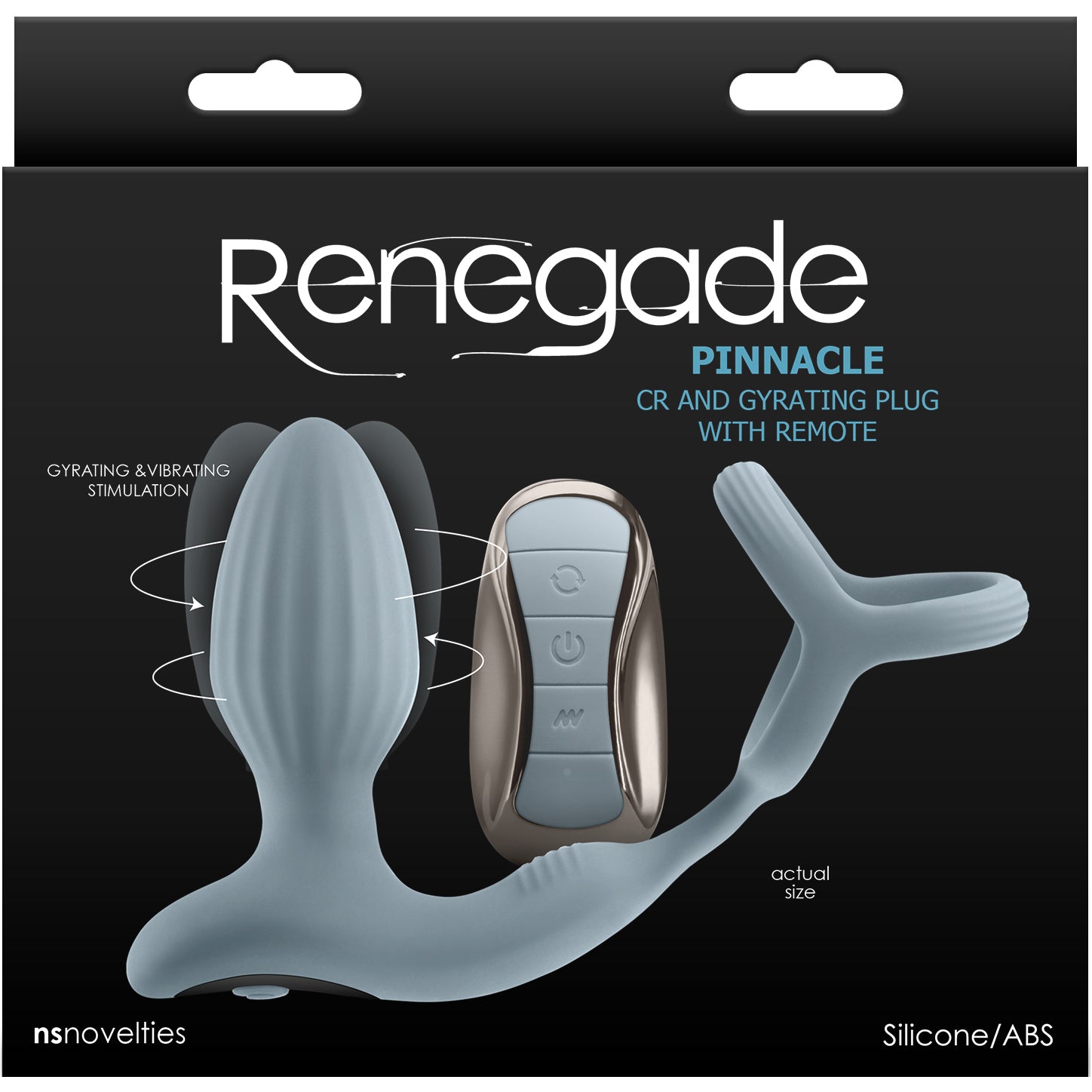 Renegade Pinnacle Rechargeable Silicone Prostate Stimulator With Remote
