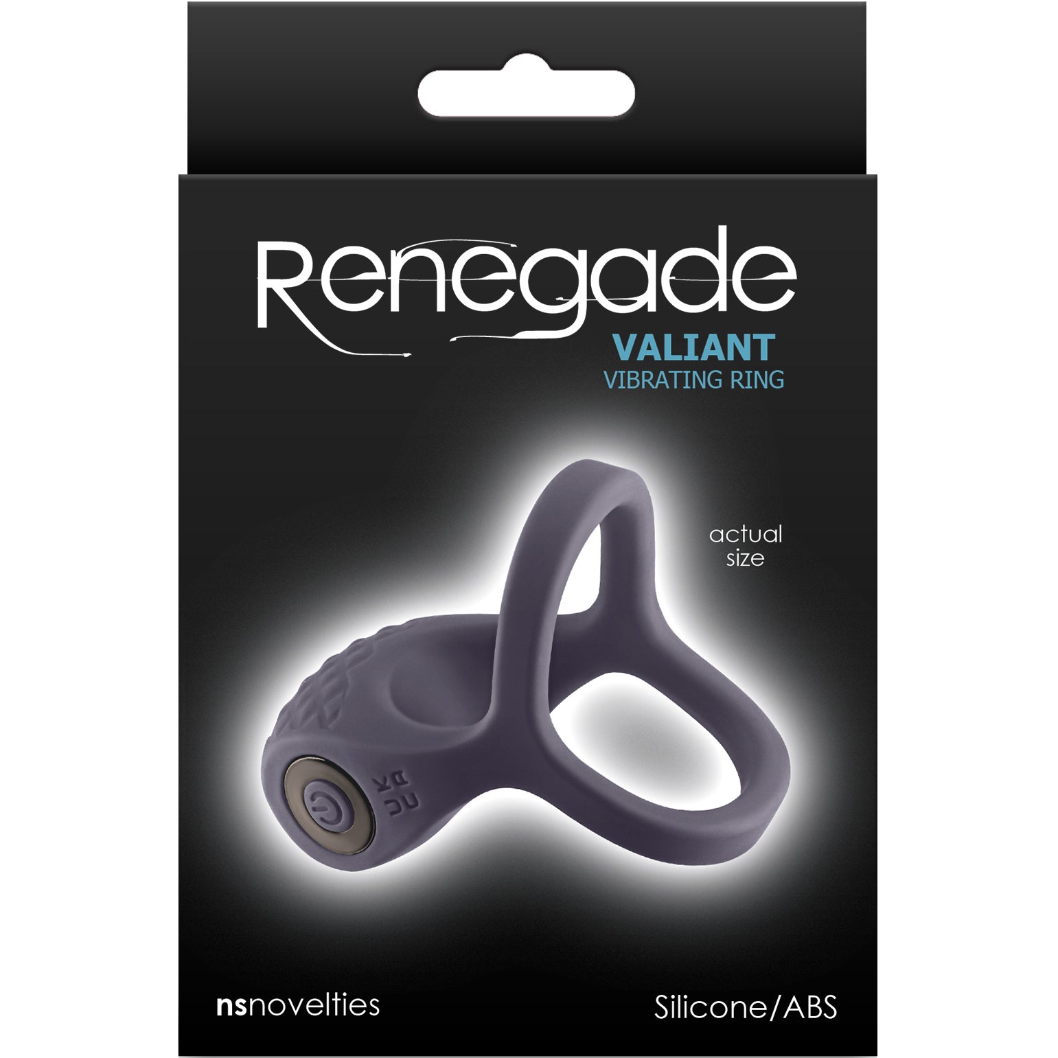 Renegade Valiant Vibrating Rechargeable Silicone Cock & Ball Ring
