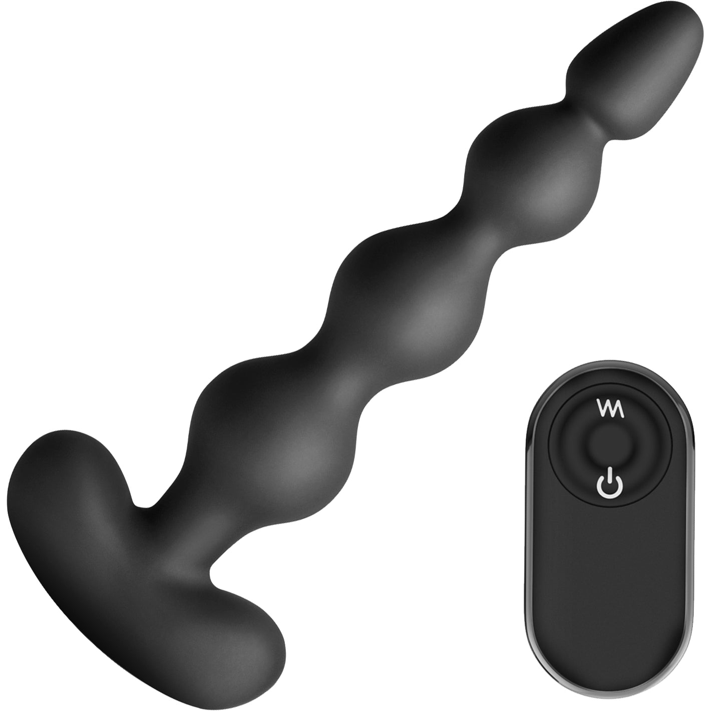 Renegade Reign Rechargeable Silicone Vibrating Anal Beads With Remote