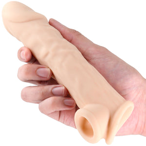 Renegade Annex Silicone Thin Penis Extension - Vanilla