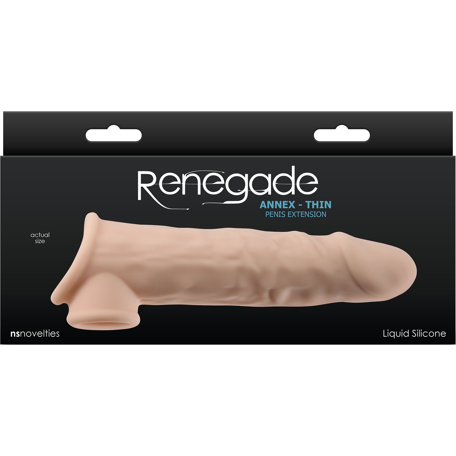 Renegade Annex Silicone Thin Penis Extension - Vanilla