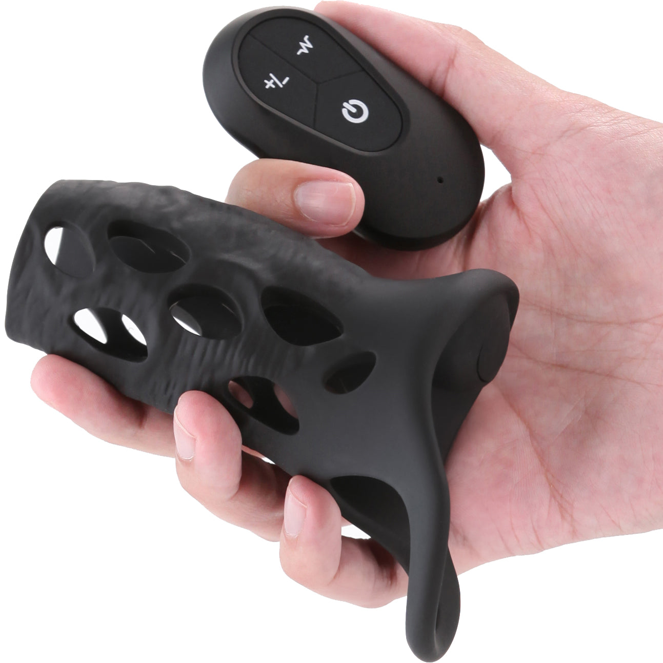 Renegade Edge Rechargeable Silicone Vibrating Penis Sleeve With Remote