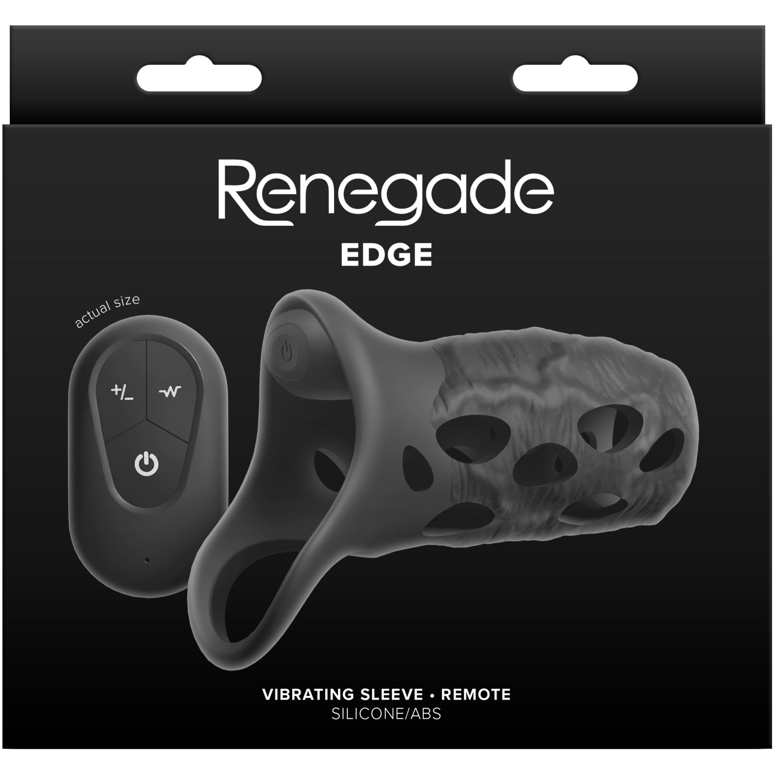 Renegade Edge Rechargeable Silicone Vibrating Penis Sleeve With Remote