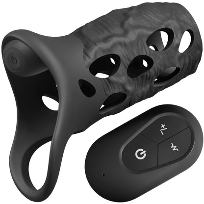 Renegade Edge Rechargeable Silicone Vibrating Penis Sleeve With Remote