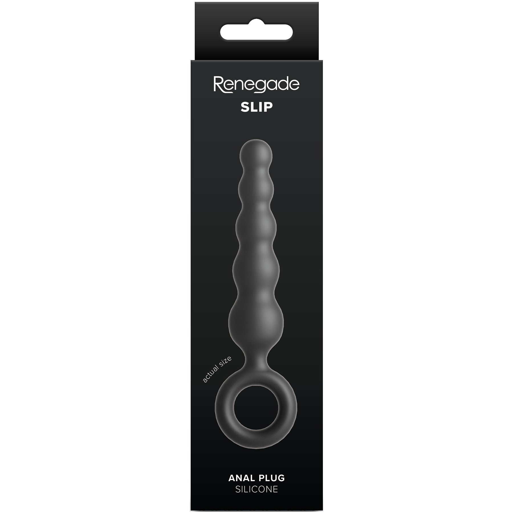 Renegade Slip Tapered Slim Silicone Anal Plug