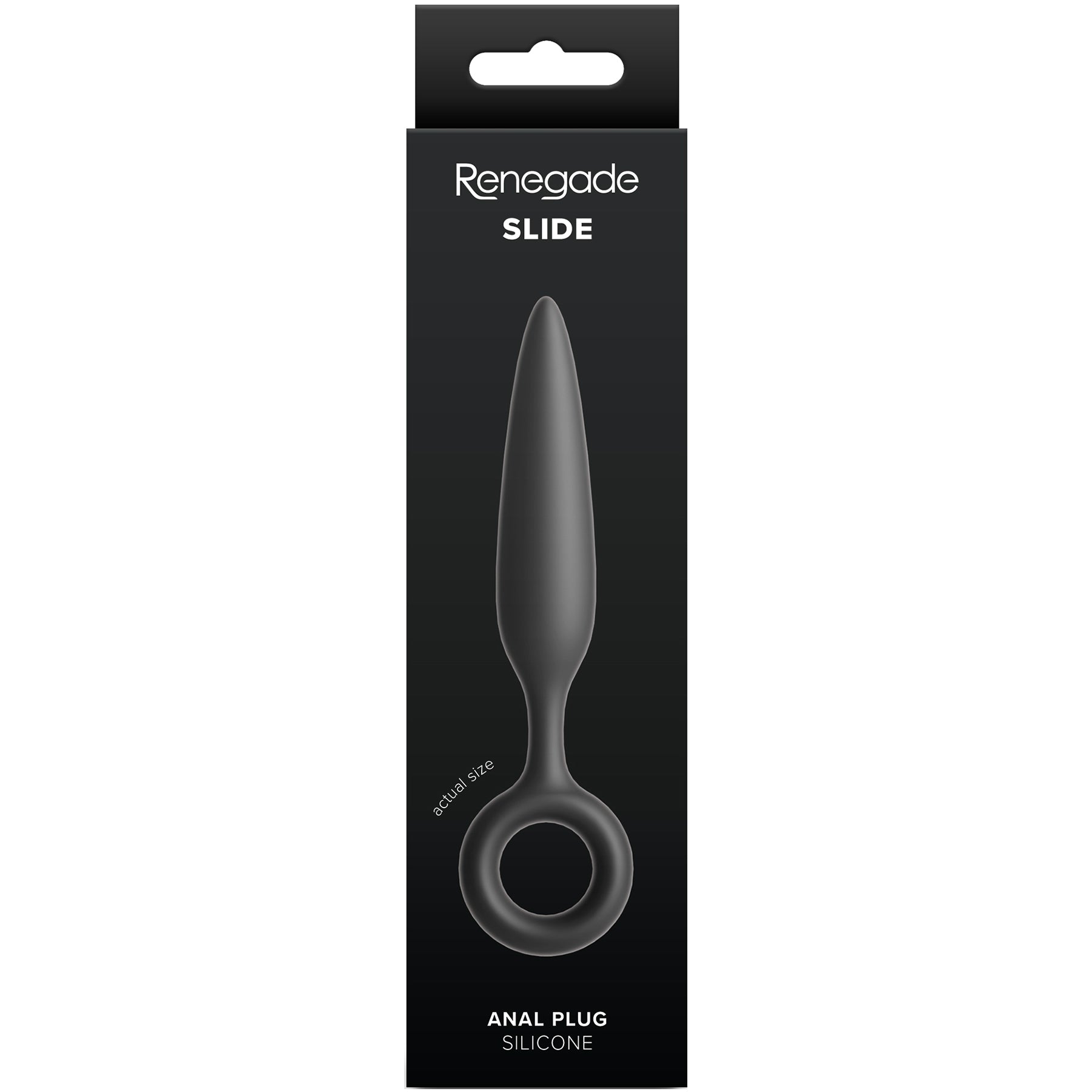 Renegade Slide Silicone Tapered Anal Plug