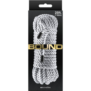Bound Rope By NS Novelties 25 Feet - Silver