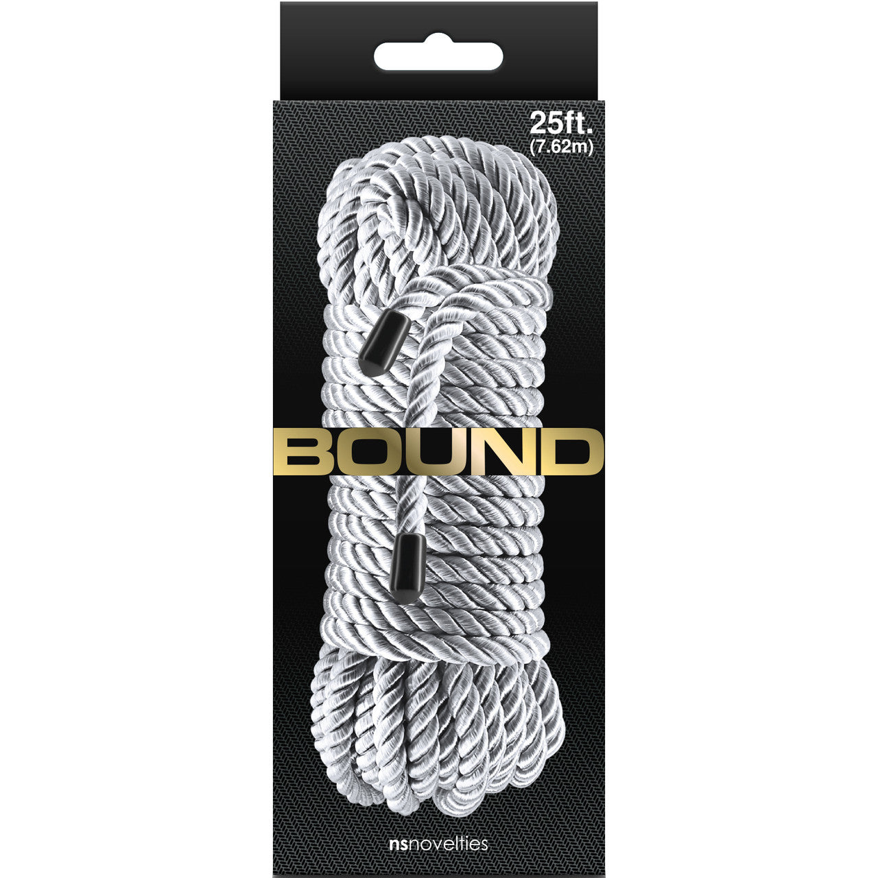 Bound Rope By NS Novelties 25 Feet - Silver