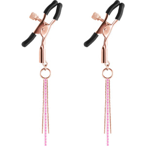 Bound Adjustable D3 Nipple Clamps by NS Novelties - Rose Gold