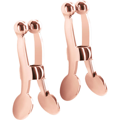 Bound C1 Nipple Clamps by NS Novelties - Rose Gold