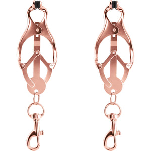 Bound C3 Butterfly Nipple Clamps By NS Novelties - Rose Gold