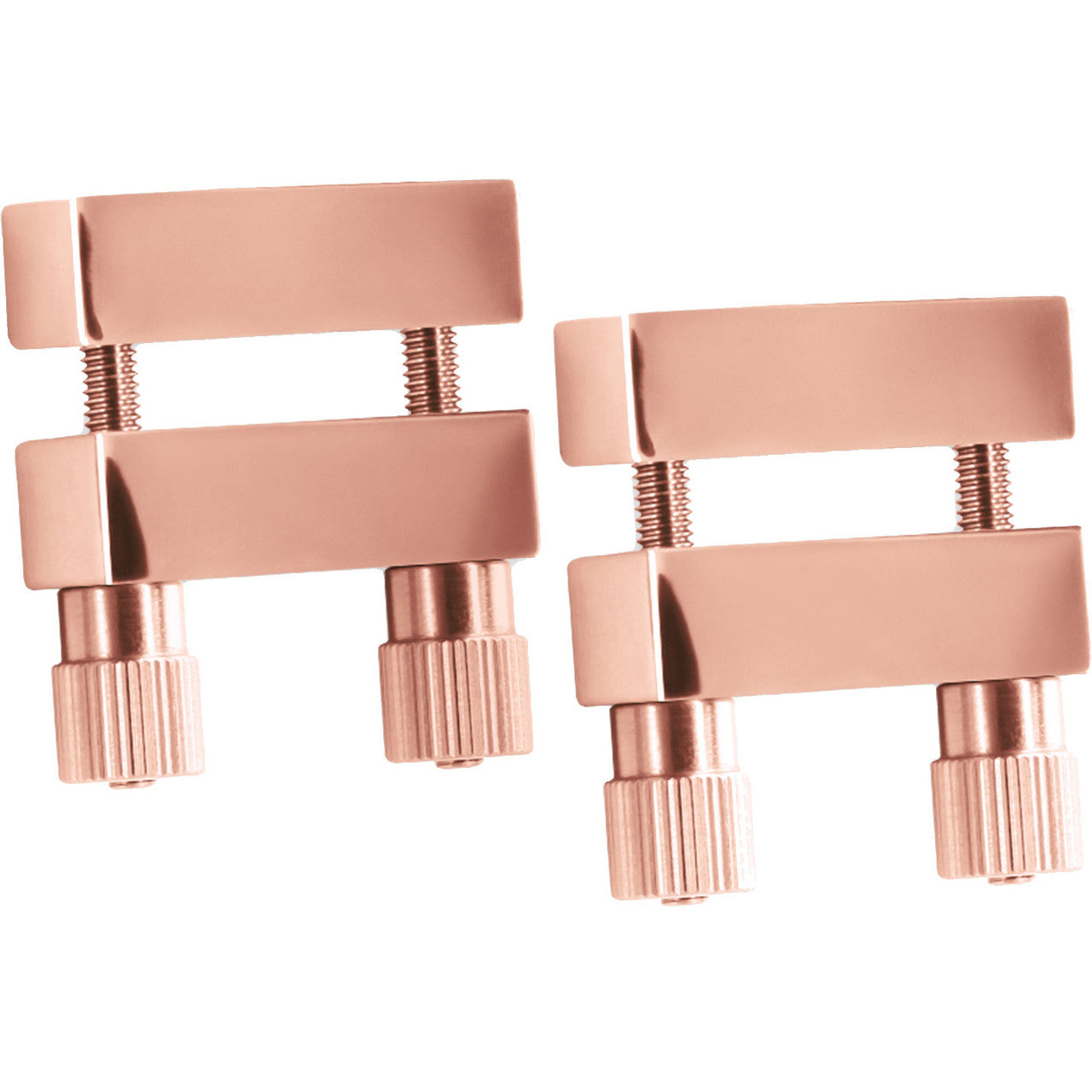 Bound Adjustable V1 Nipple Clamps By NS Novelties - Rose Gold