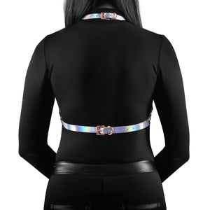 Cosmo Vamp Chest Harness Small / Medium - Rainbow