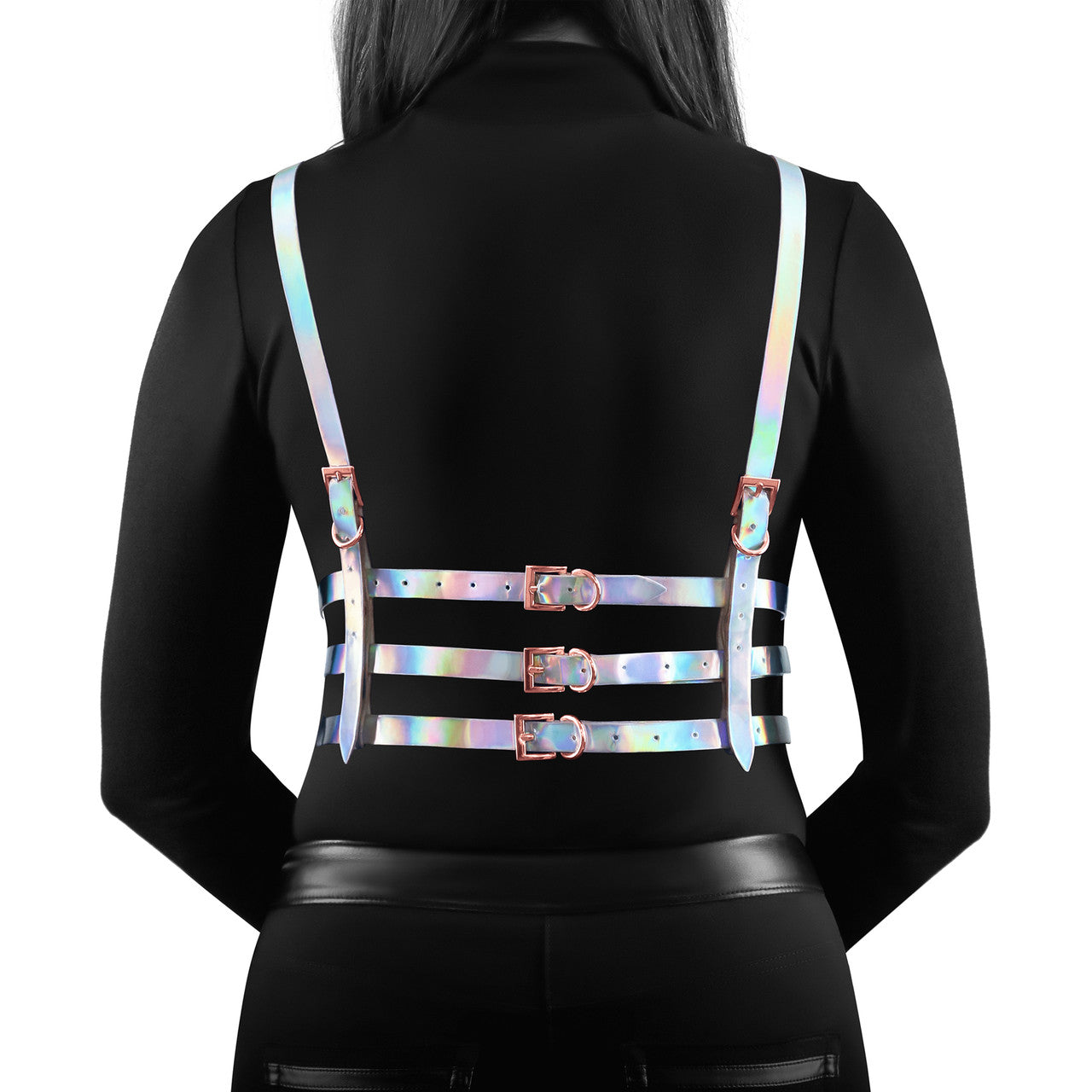 Cosmo Bewitch Chest Harness Small / Medium - Rainbow