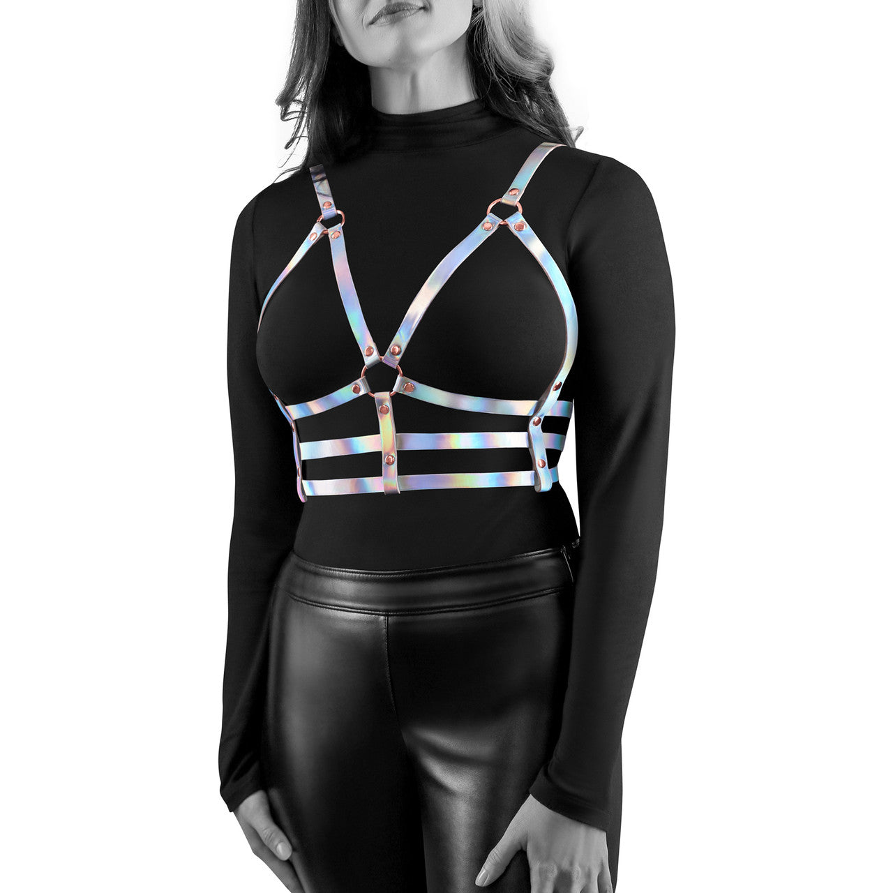 Cosmo Bewitch Chest Harness Large / X-Large - Rainbow