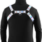 Cosmo Dare Chest Harness Small / Medium - Rainbow