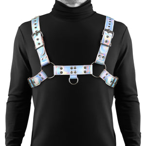 Cosmo Dare Chest Harness Small / Medium - Rainbow