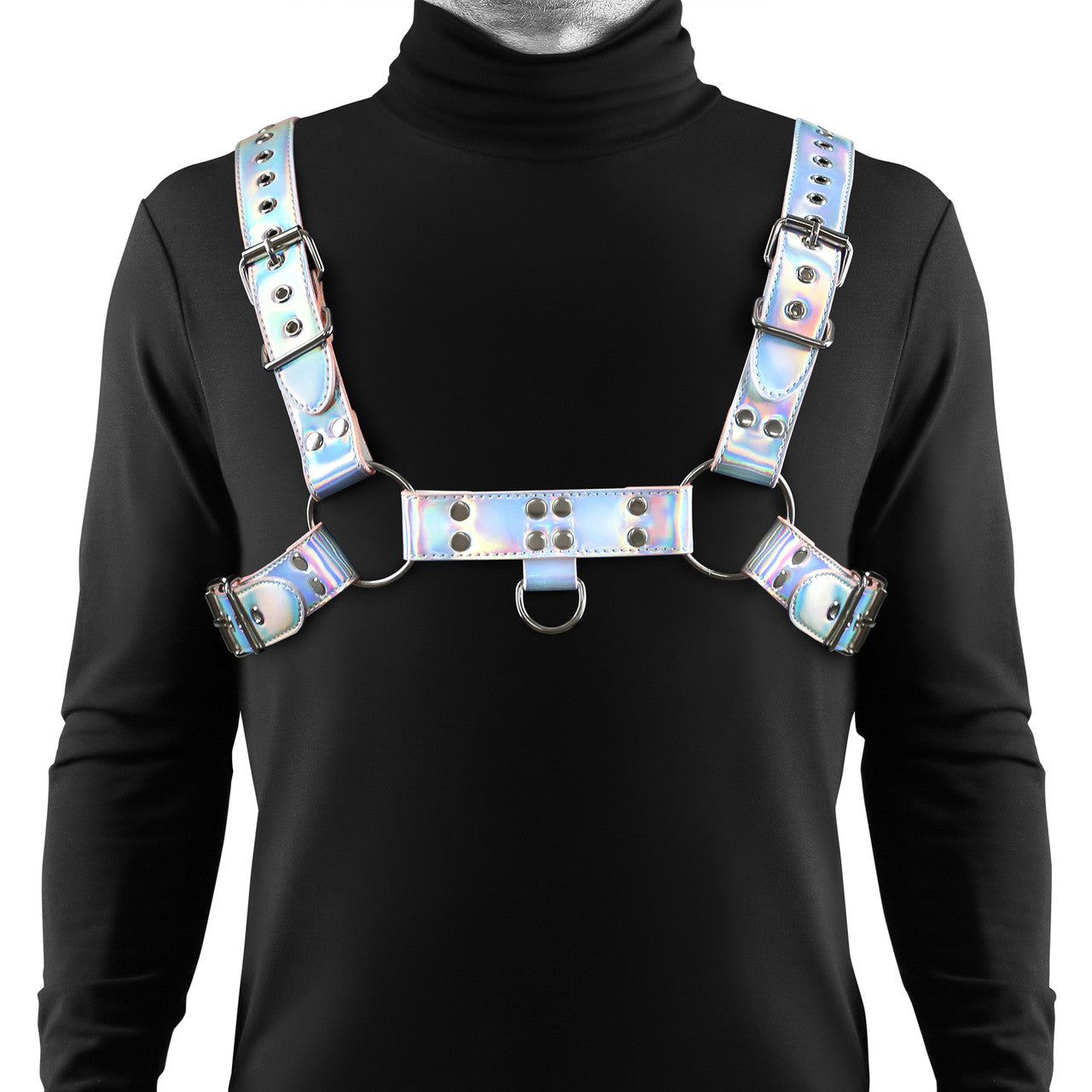 Cosmo Dare Chest Harness Large / X-Large - Rainbow