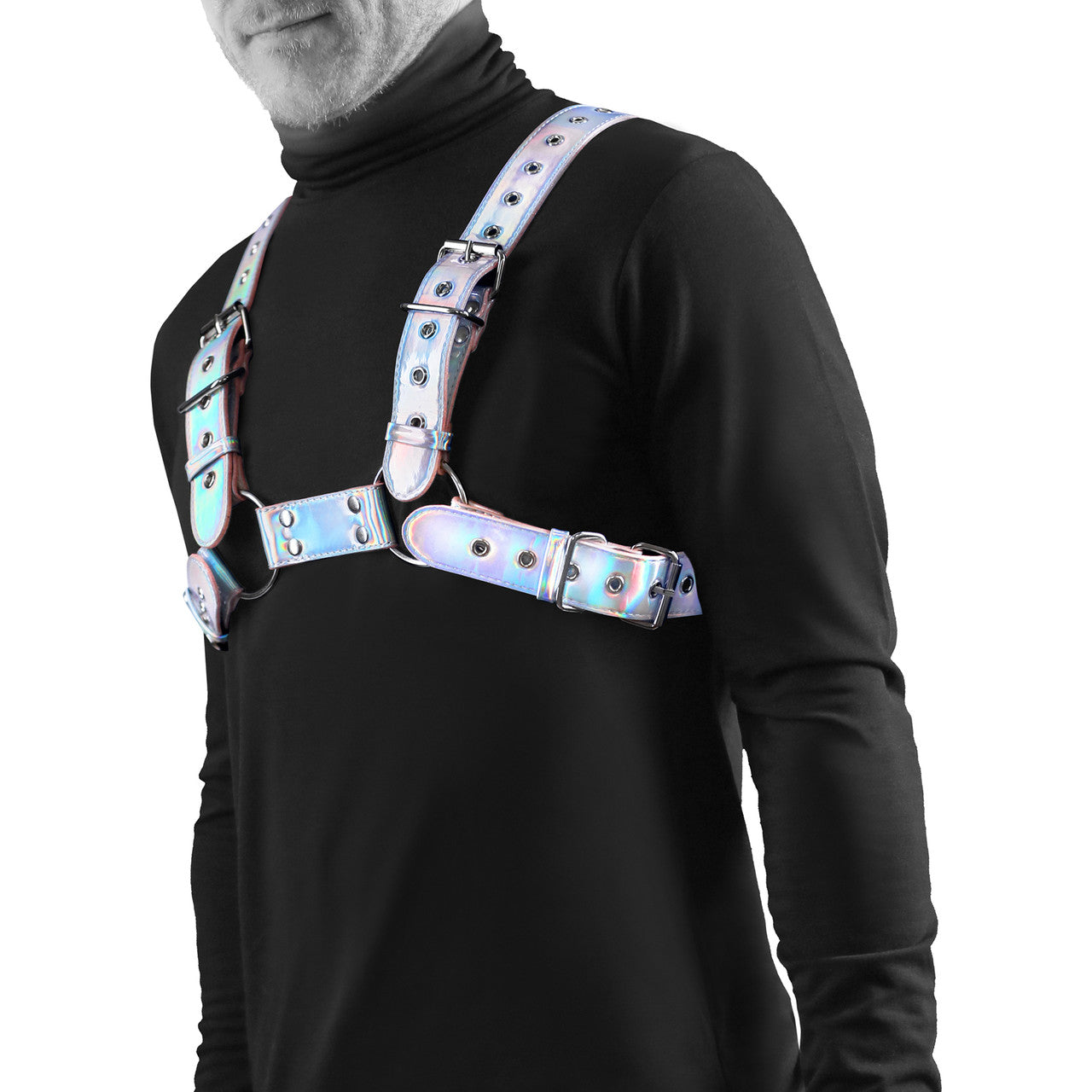 Cosmo Rogue Chest Harness Large / X-Large - Rainbow