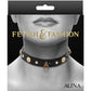 Fetish & Fashion Alina Collar With Crystal Gems By NS Novelties - Black & Gold