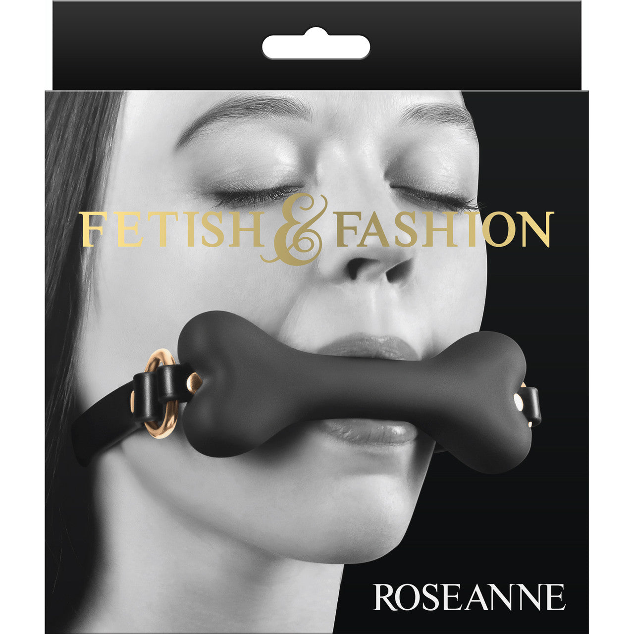 Fetish & Fashion Roseanne Silicone Breathable Bone Gag By NS Novelties