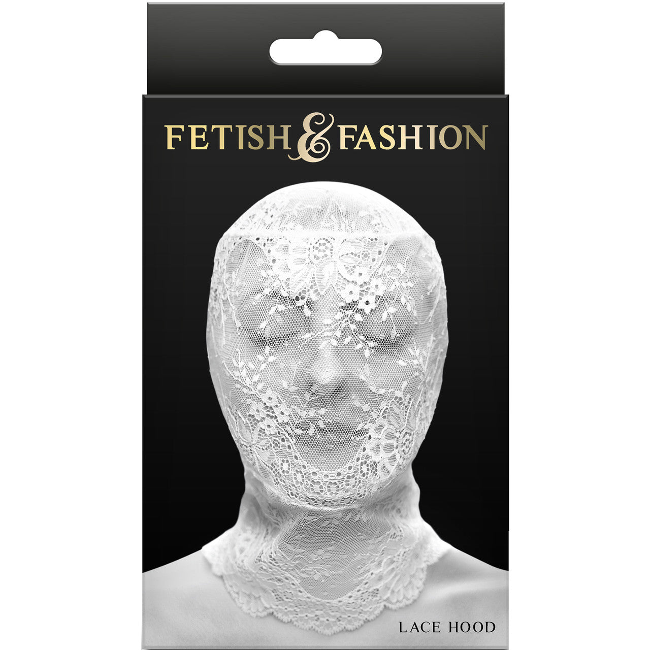 Fetish & Fashion Lace Hood By NS Novelties - White