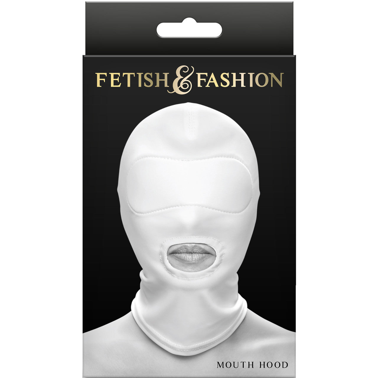 Fetish & Fashion Mouth Hood By NS Novelties - White