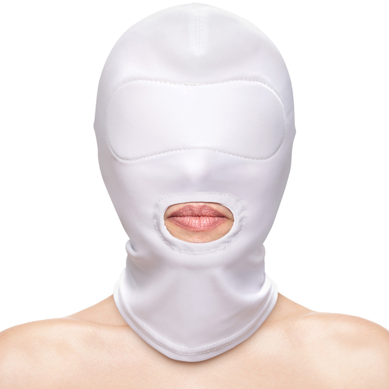 Fetish & Fashion Mouth Hood By NS Novelties - White