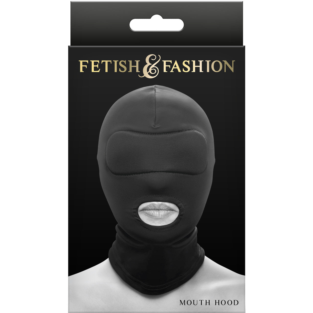 Fetish & Fashion Mouth Hood By NS Novelties - Black