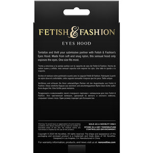 Fetish & Fashion Eyes Hood By NS Novelties - White