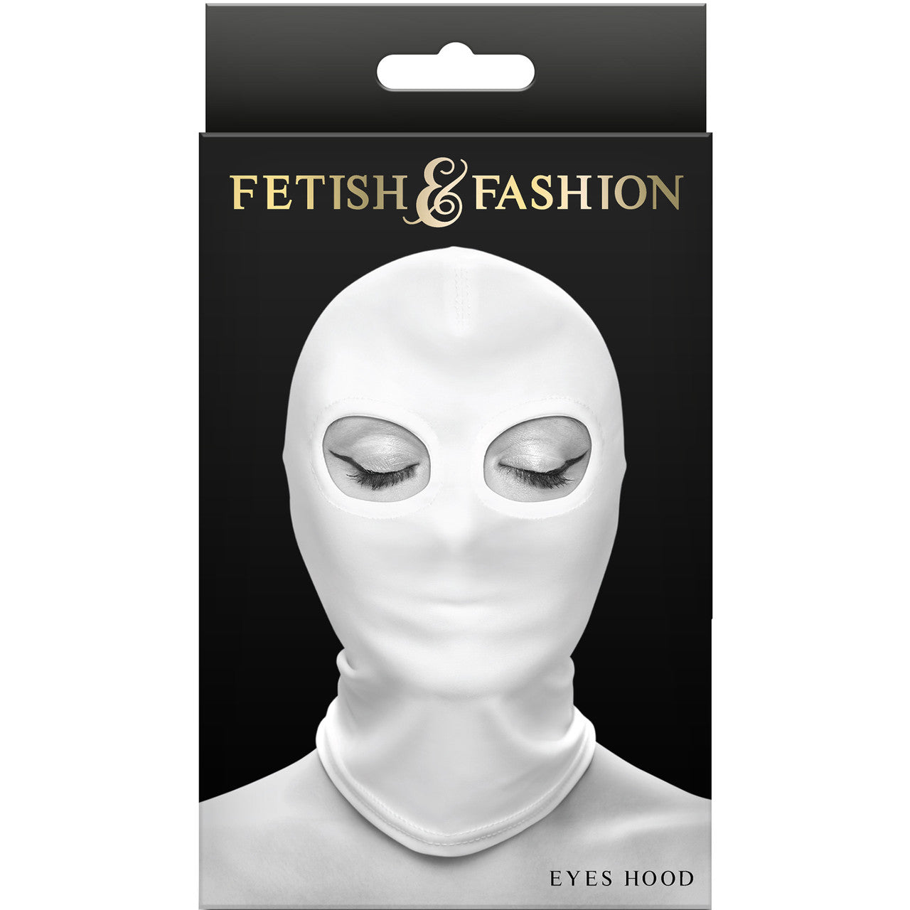 Fetish & Fashion Eyes Hood By NS Novelties - White