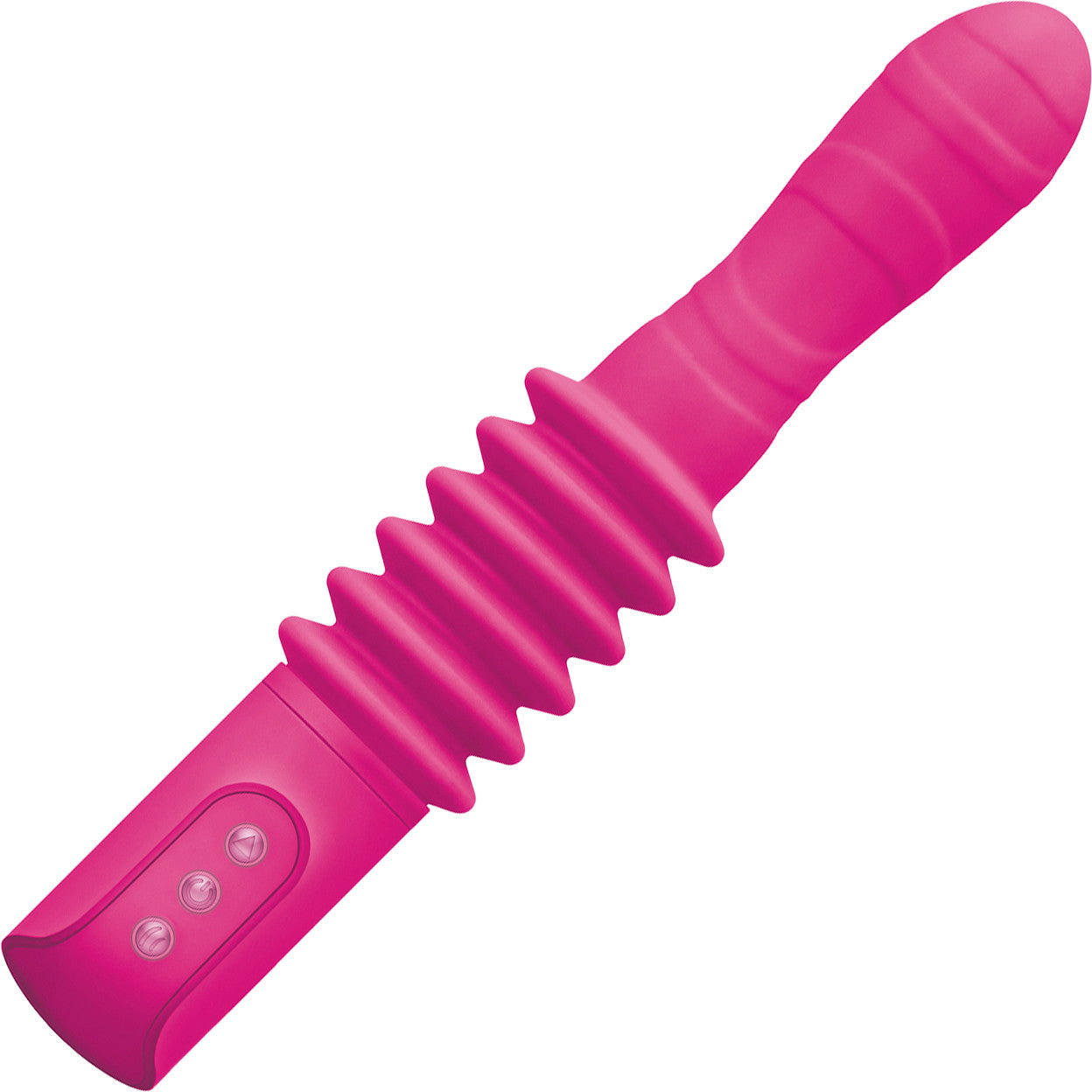 Inya Deep Stroker Vibrating Silicone Multi-Function Thrusting Dildo