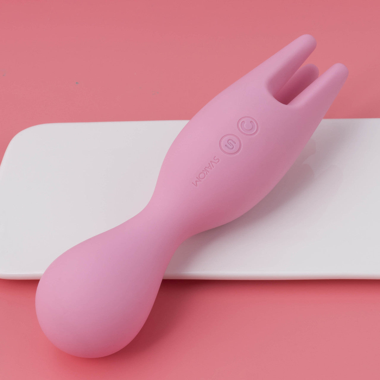 SVAKOM Nymph Waterproof Rechargeable Silicone Vibrator With Soft Moving Fingers