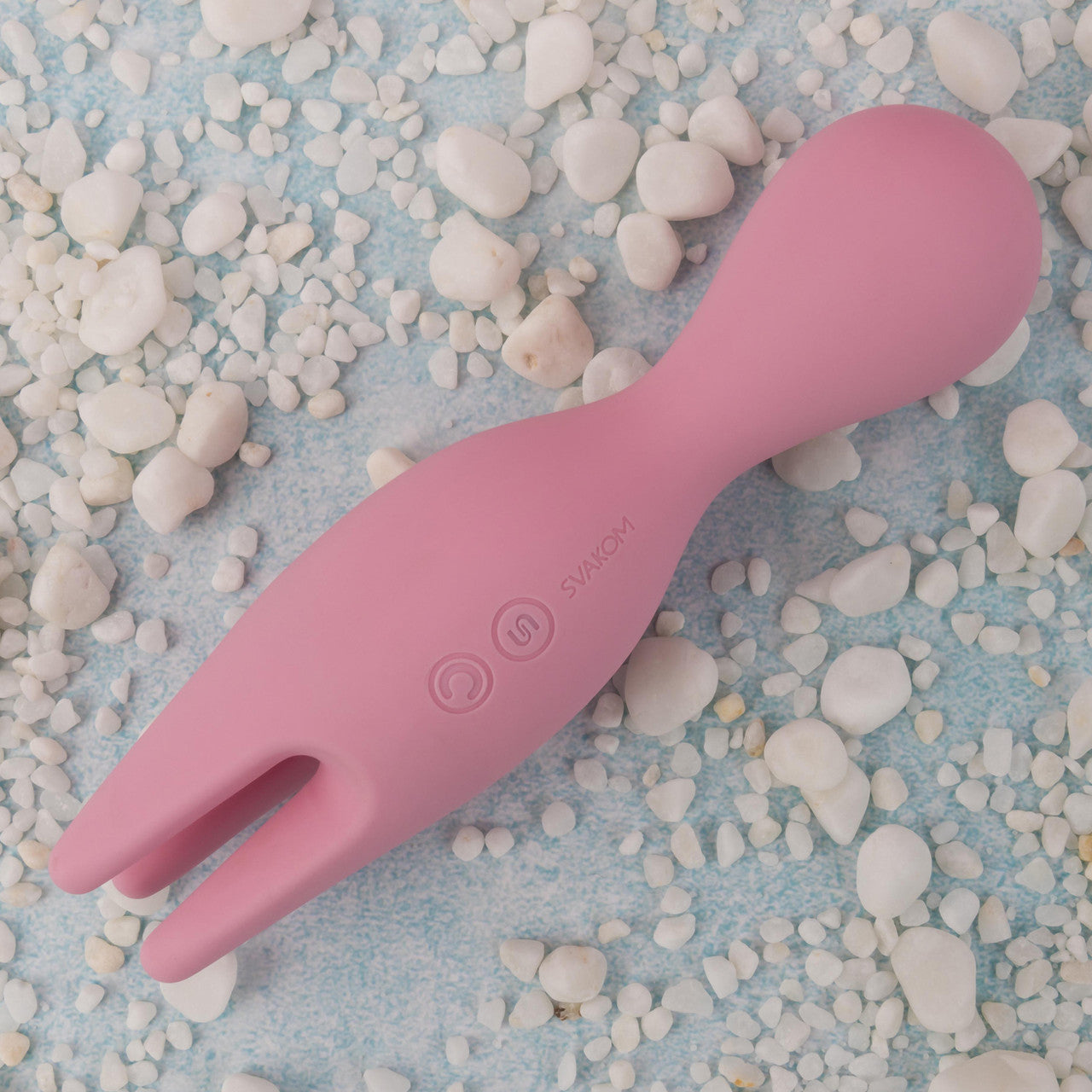 SVAKOM Nymph Waterproof Rechargeable Silicone Vibrator With Soft Moving Fingers