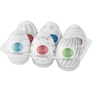 Tenga EGG Penis Masturbator Variety Six Pack - New Standard Edition