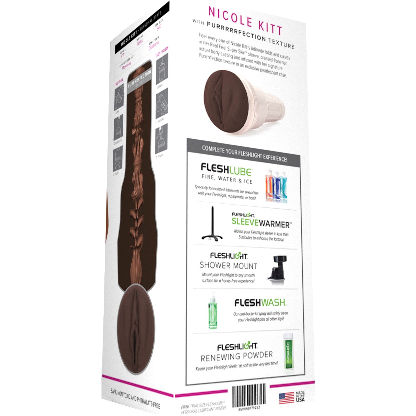 Fleshlight Girls Nicole Kitt - Purrrrrfection Texture