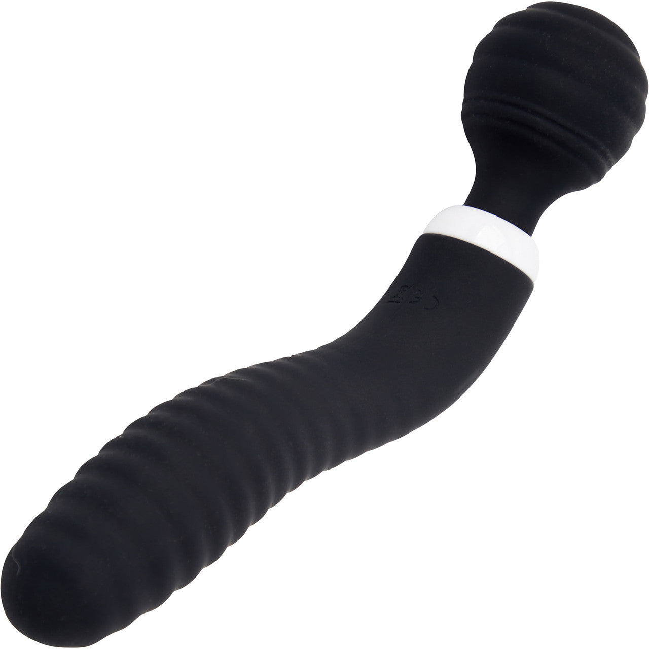 Nubii Lolly Wand Silicone Dual Ended Wand Style & G-Spot Vibrator By Nu Sensuelle - Black