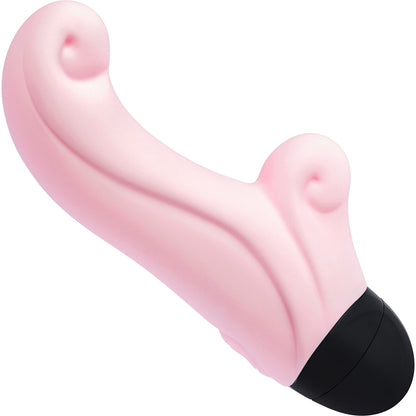 Fun Factory Ocean Waterproof Mini Silicone Dual Stimulation Vibrator - Baby Rose