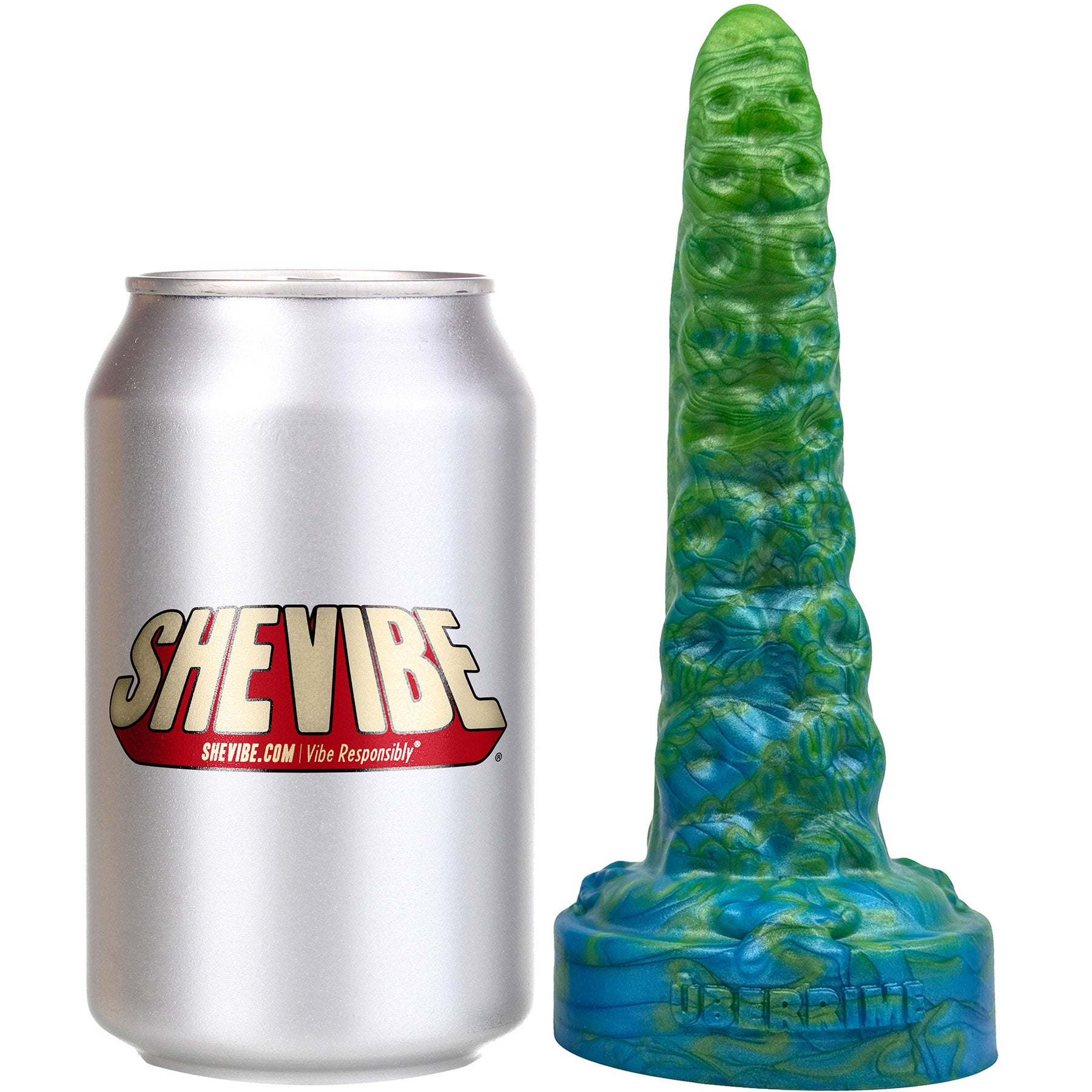 Phantasia First Time Fantasy Oceanus Tentacle 6.5" Silicone Dildo By Uberrime - Measurements