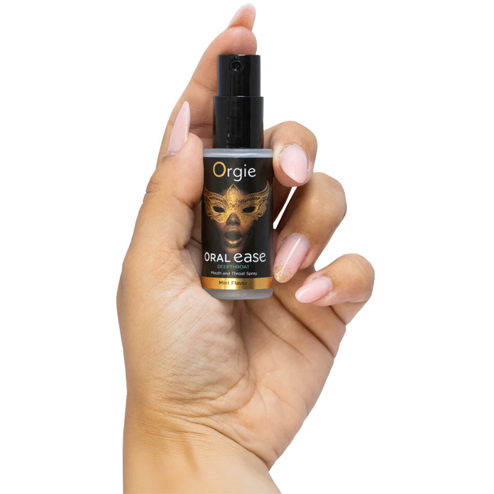 Orgie Oral Ease Deepthroat Spray 0.5 fl oz - Mint Flavor