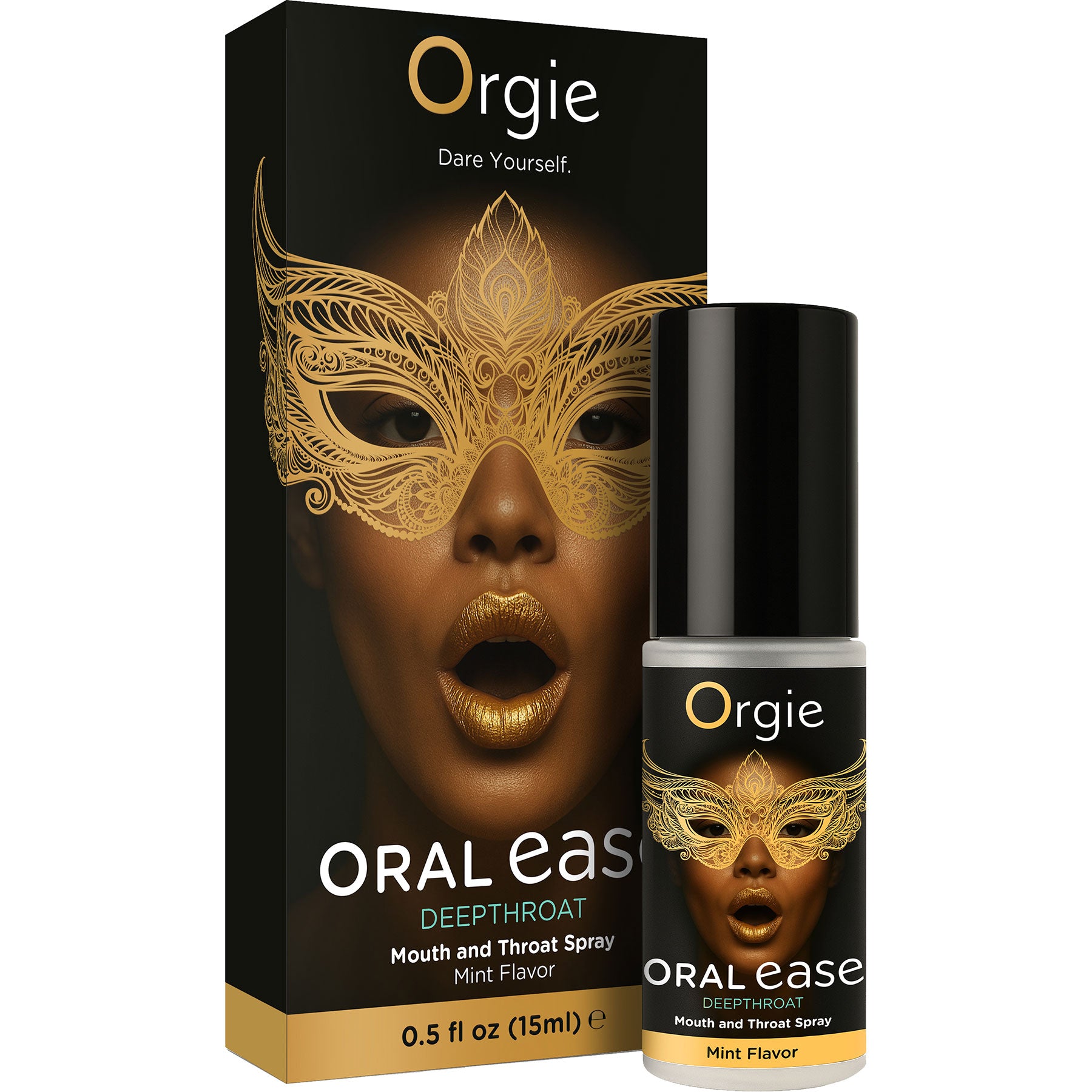 Orgie Oral Ease Deepthroat Spray 0.5 fl oz - Mint Flavor