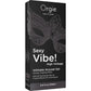 Box of Orgie Sexy Vibe! High Voltage intimate arousal gel with a black and white design.