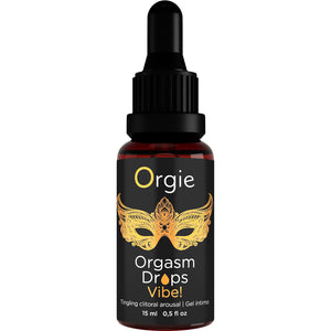 Orgie Orgasm Drops Vibe! Clitoral Arousal Serum - Peach In Syrup 0.5 fl oz