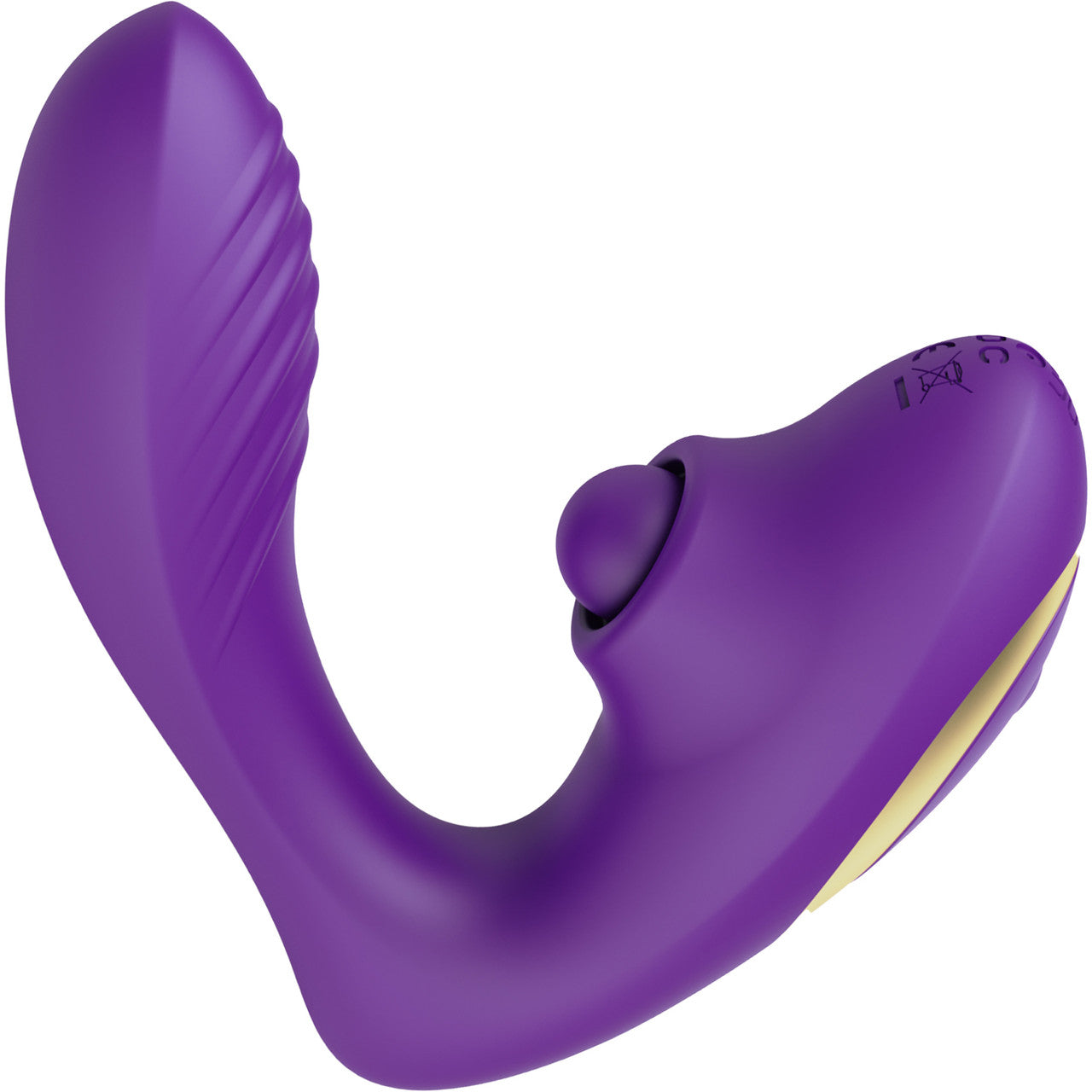 Tracy's Dog OG Pop Silicone Dual Stim G-Spot Vibrator With Clitoral Tapper & Remote - Purple