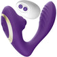 Tracy's Dog OG Pop Silicone Dual Stim G-Spot Vibrator With Clitoral Tapper & Remote - Purple