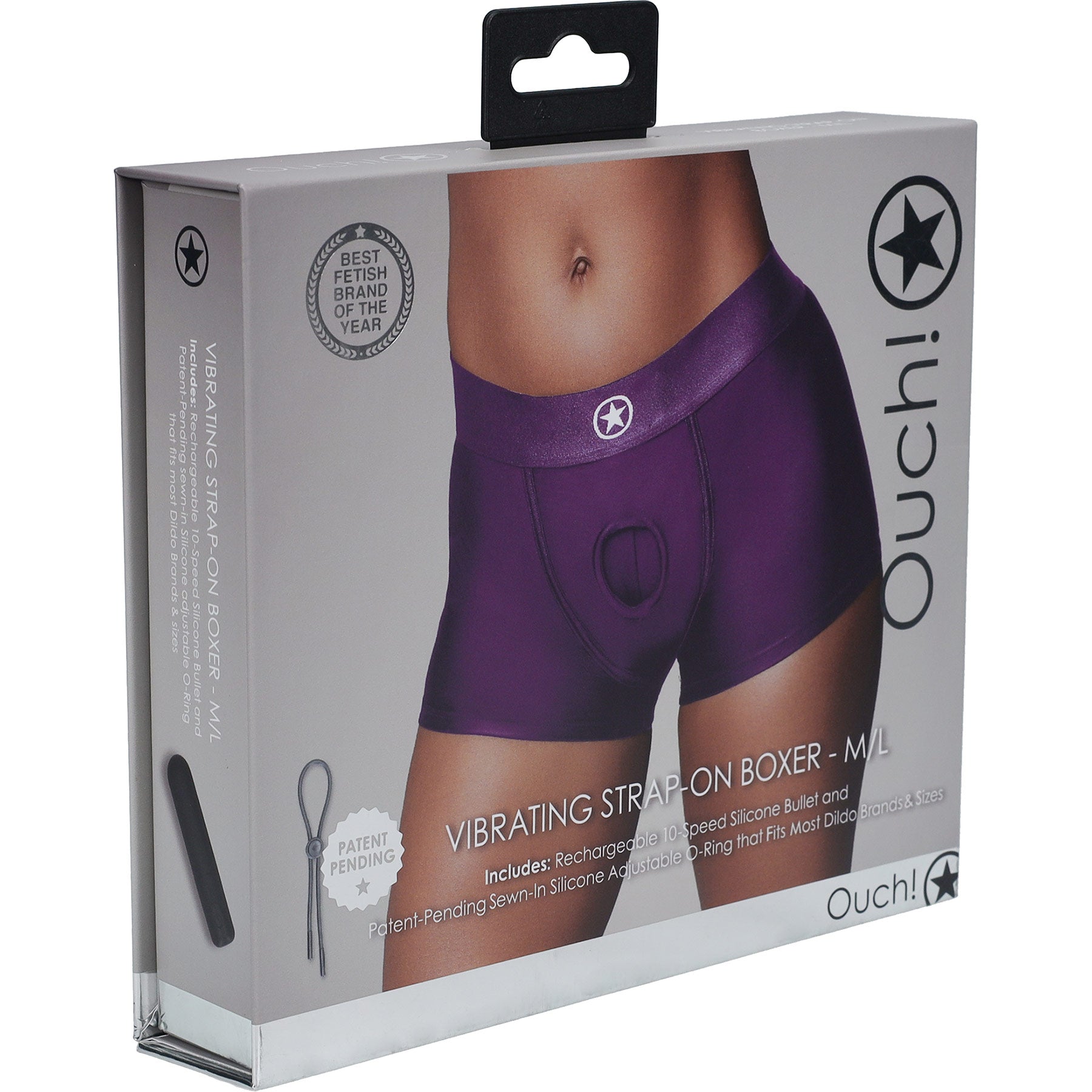 Ouch! Vibrating Strap-On Boxer Ouch! Vibrating Strap-On Boxer